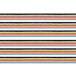 Teacher Created Resources® Wonderfully Wild Stripes Straight Border Trim, 35 Feet Per Pack, 6 Packs