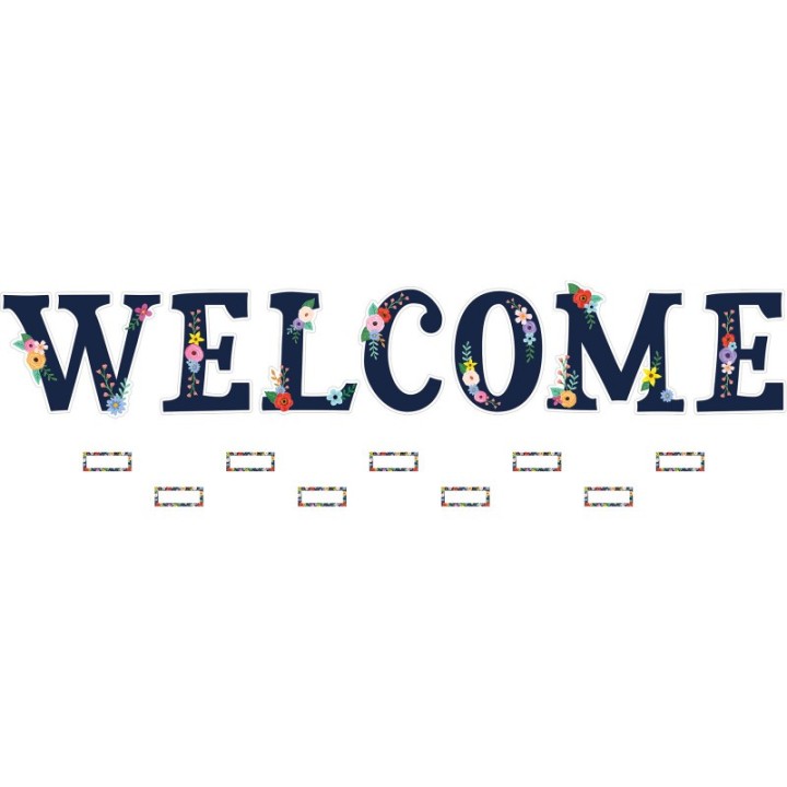 Teacher Created Resources® Wildflowers Welcome Bulletin Board Set, 55 Pieces