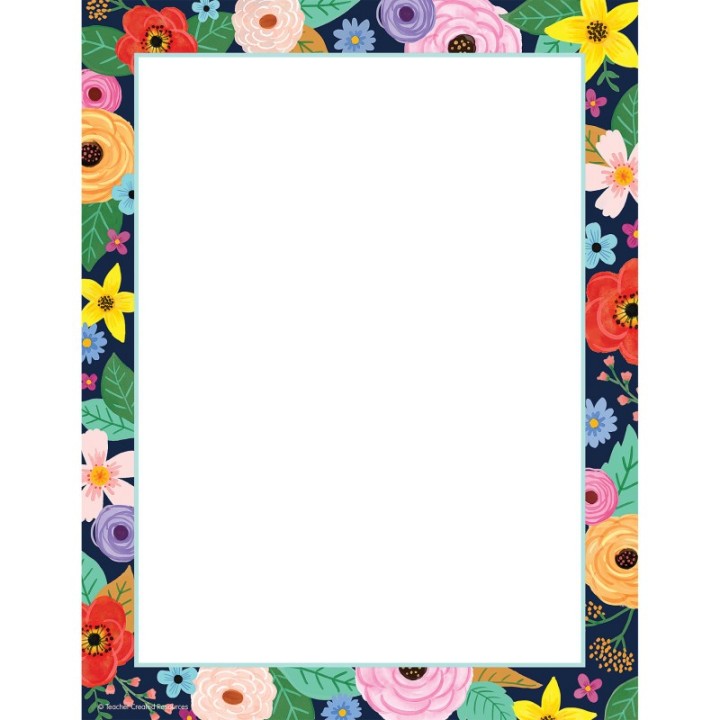 Teacher Created Resources® Wildflowers Computer Paper, 50 Sheets