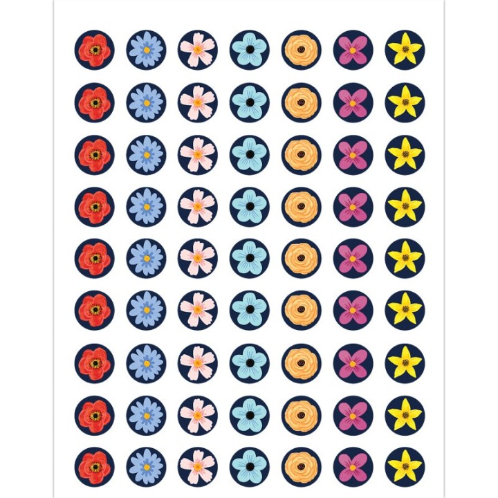 Teacher Created Resources® Wildflowers Mini Stickers, Pack of 378