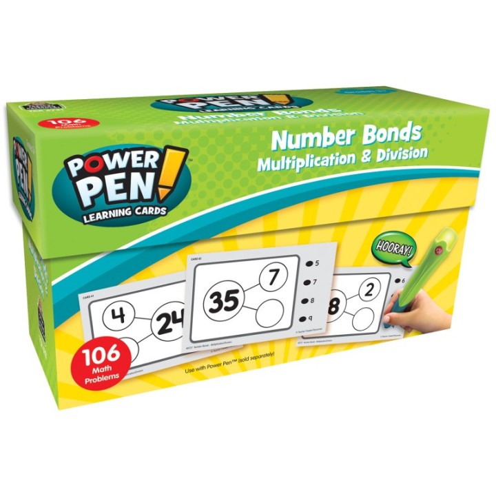 Teacher Created Resources® Power Pen® Learning Cards: Number Bonds - Multiplication & Division
