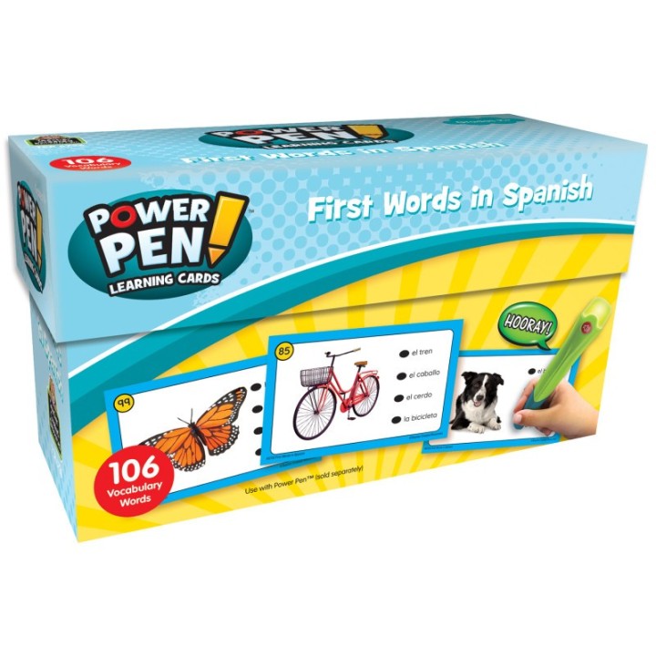 Teacher Created Resources® Power Pen® Learning Cards: First Words in Spanish