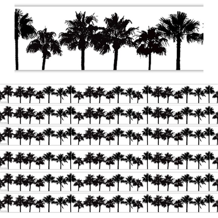 Teacher Created Resources® Coco Palms Straight Border Trim, 35 Feet Per Pack, 6 Packs