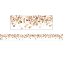 Teacher Created Resources® Calming Confetti Straight Border Trim, 35 Feet