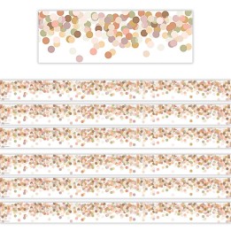Teacher Created Resources® Calming Confetti Straight Border Trim, 35 Feet Per Pack, 6 Packs