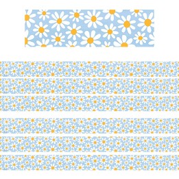 Teacher Created Resources® Daisies Straight Border Trim, 35 Feet Per Pack, 6 Packs
