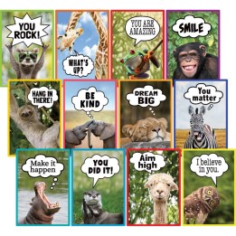 Teacher Created Resources® Go Wild Animals Small Poster Pack