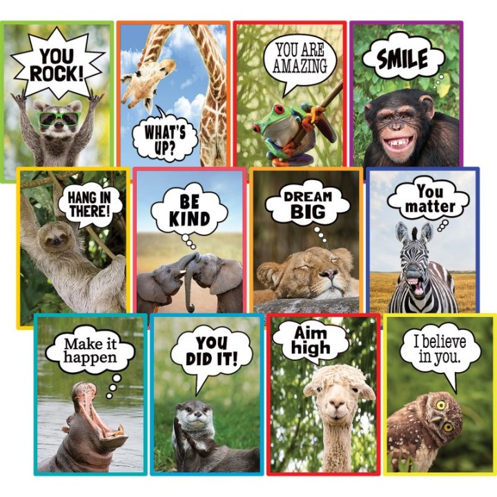 Teacher Created Resources® Go Wild Animals Small Poster Pack