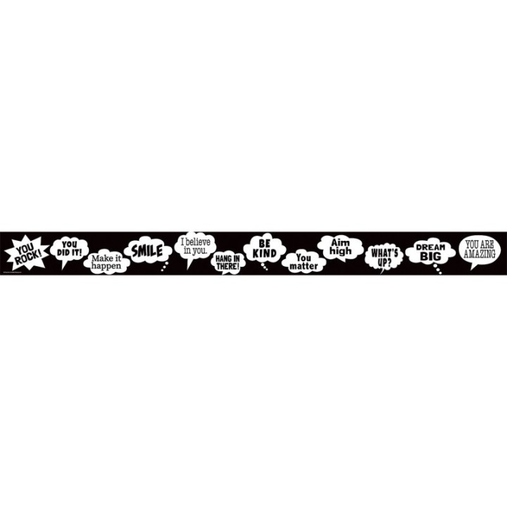 Teacher Created Resources® Speech Bubbles Straight Border Trim, 35 Feet
