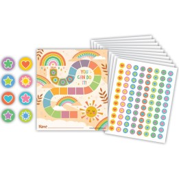 Teacher Created Resources® Super Star Reward Trackers with Stickers