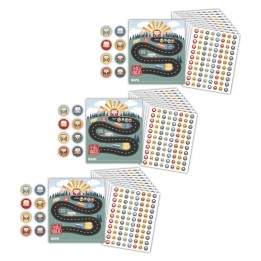 Teacher Created Resources® Moving Mountains Road Trip Reward Trackers with Stickers, 3 Packs