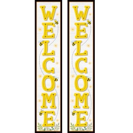 Teacher Created Resources® Buzzing Bees Welcome Banner, 8" x 39", Pack of 2