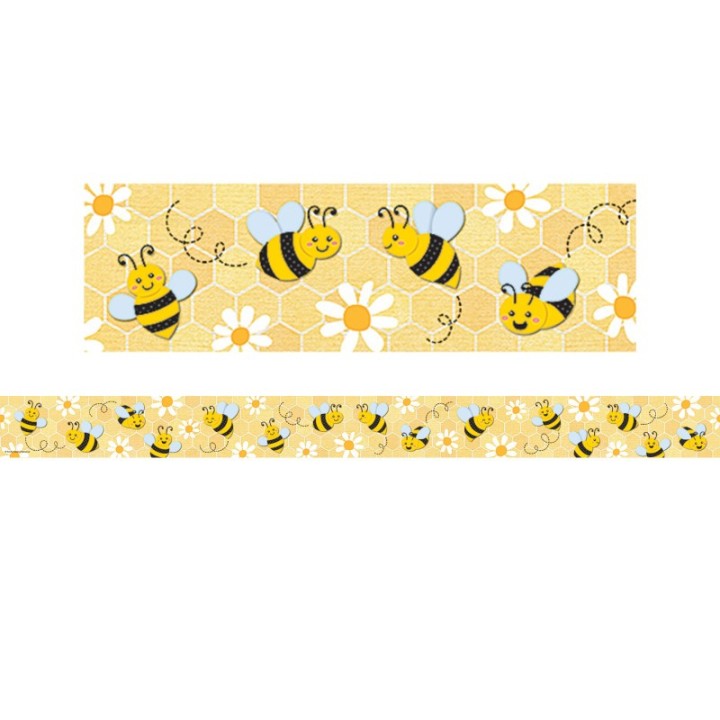Teacher Created Resources® Buzzing Bees Straight Border Trim, 35 Feet