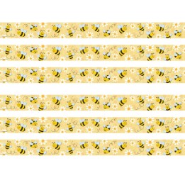 Teacher Created Resources® Buzzing Bees Straight Border Trim, 35 Feet Per Pack, 6 Packs