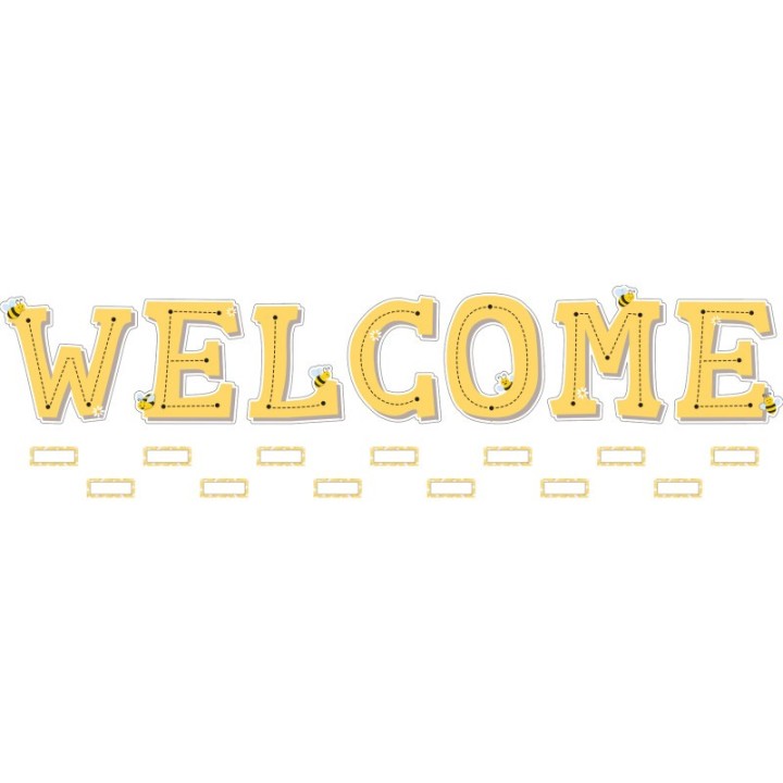 Teacher Created Resources® Buzzing Bees Welcome Bulletin Board Set, 55 Pieces