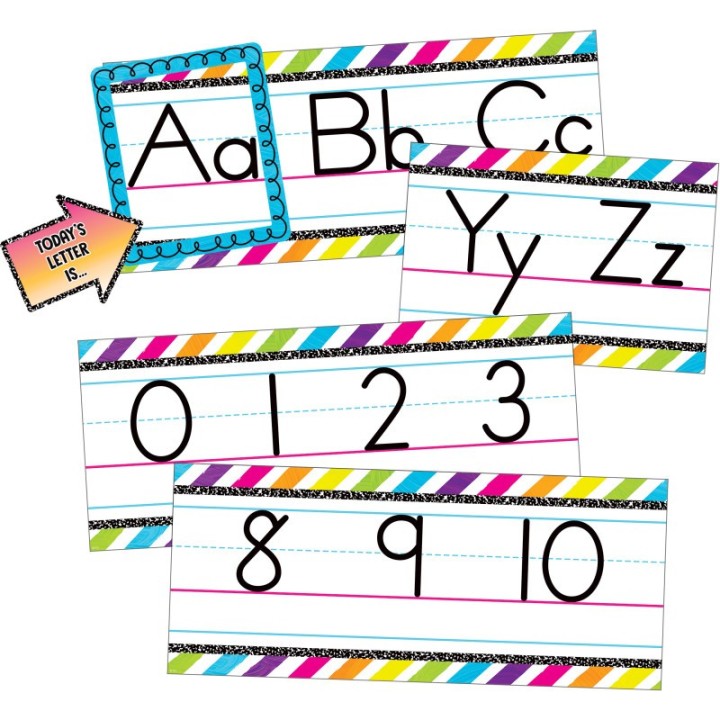 Teacher Created Resources® Brights 4Ever Alphabet Bulletin Board Set