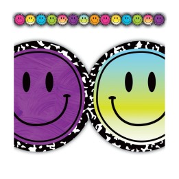 Teacher Created Resources® Brights 4Ever Smiley Faces Die-Cut Border Trim, 35 Feet
