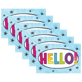 Teacher Created Resources® Brights 4Ever Hello Postcards, 30 Per Pack, 6 Packs