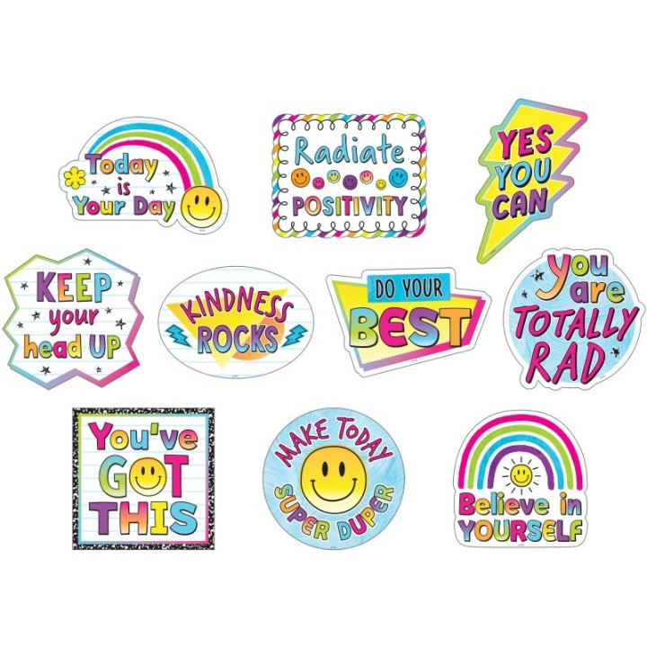 Teacher Created Resources® Brights 4Ever Positive Saying Accents, Pack of 30