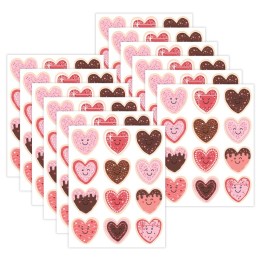 Teacher Created Resources® Frosted Heart Cookies Stickers, 72 Per Pack, 12 Packs