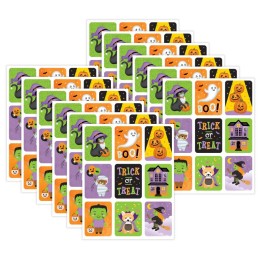 Teacher Created Resources® Large Halloween Stickers, 54 Per Pack, 12 Packs