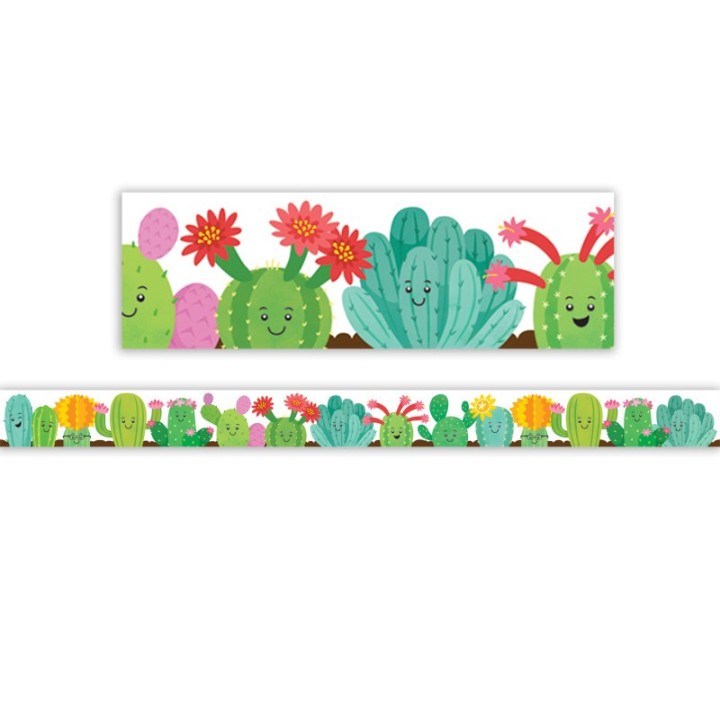Teacher Created Resources® Happy Cactus Crew Die-Cut Border Trim, 35 Feet