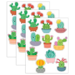 Teacher Created Resources® Happy Cactus Crew Accents, 30 Per Pack, 3 Packs