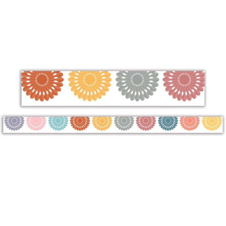 Teacher Created Resources® Happy Cactus Crew Fiesta Die-Cut Border Trim, 35 Feet