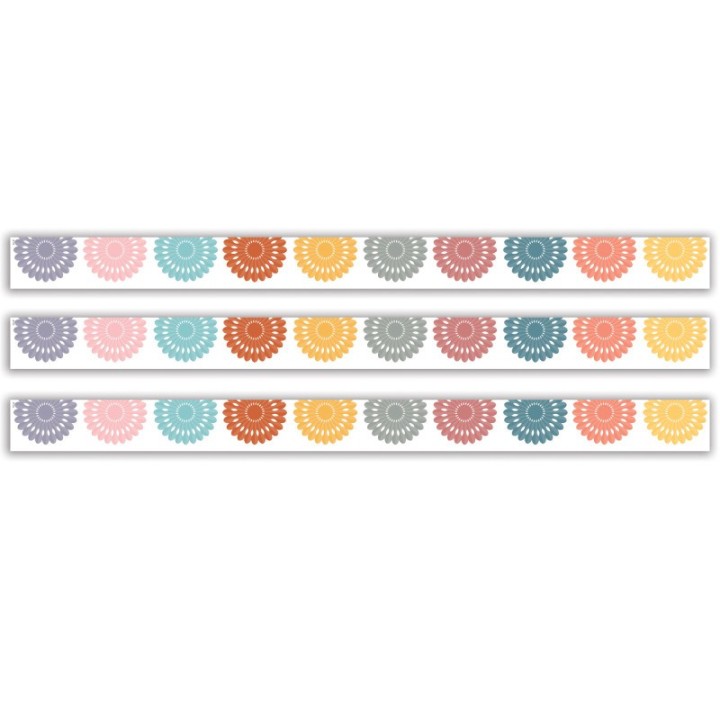 Teacher Created Resources® Happy Cactus Crew Fiesta Die-Cut Border Trim, 35 Feet Per Pack, 3 Packs