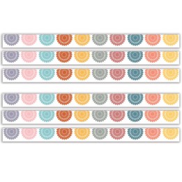 Teacher Created Resources® Happy Cactus Crew Fiesta Die-Cut Border Trim, 35 Feet Per Pack, 6 Packs