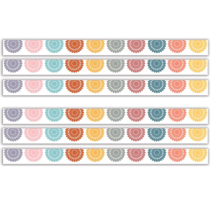 Teacher Created Resources® Happy Cactus Crew Fiesta Die-Cut Border Trim, 35 Feet Per Pack, 6 Packs