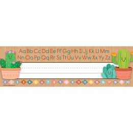 Teacher Created Resources® Happy Cactus Crew Flat Name Plates, Pack of 36