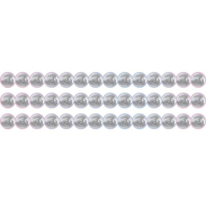 Teacher Created Resources® Disco Balls Die-Cut Border Trim, 35 Feet Per Pack, 3 Packs