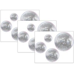 Teacher Created Resources® Disco Balls Accents, Assorted Sizes, 60 Per Pack, 3 Packs