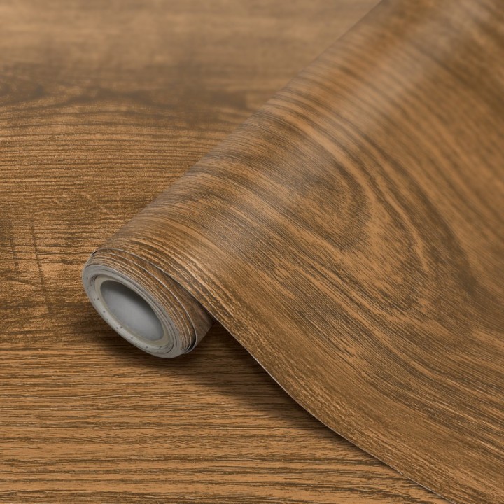 Teacher Created Resources® Peel and Stick Decorative Paper Roll, 17-1/2" x 10 ft, Classic Wood