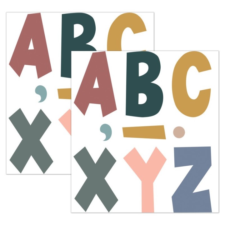 Teacher Created Resources® Wonderfully Wild 7" Fun Font Letters, 120 Per Pack, 2 Packs
