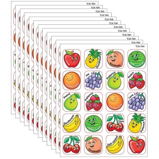 Teacher Created Resources® Fruit of the Spirit Stickers, 120 Per Pack, 12 Packs