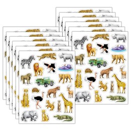 Teacher Created Resources® Safari Stickers, 120 Per Pack, 12 Packs