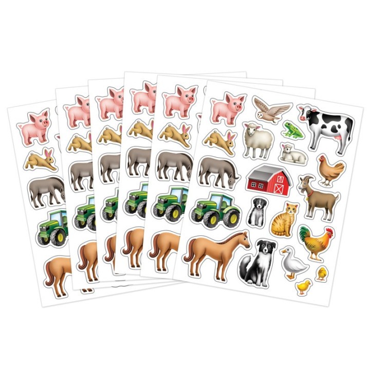 Teacher Created Resources® Farm Stickers, Pack of 120