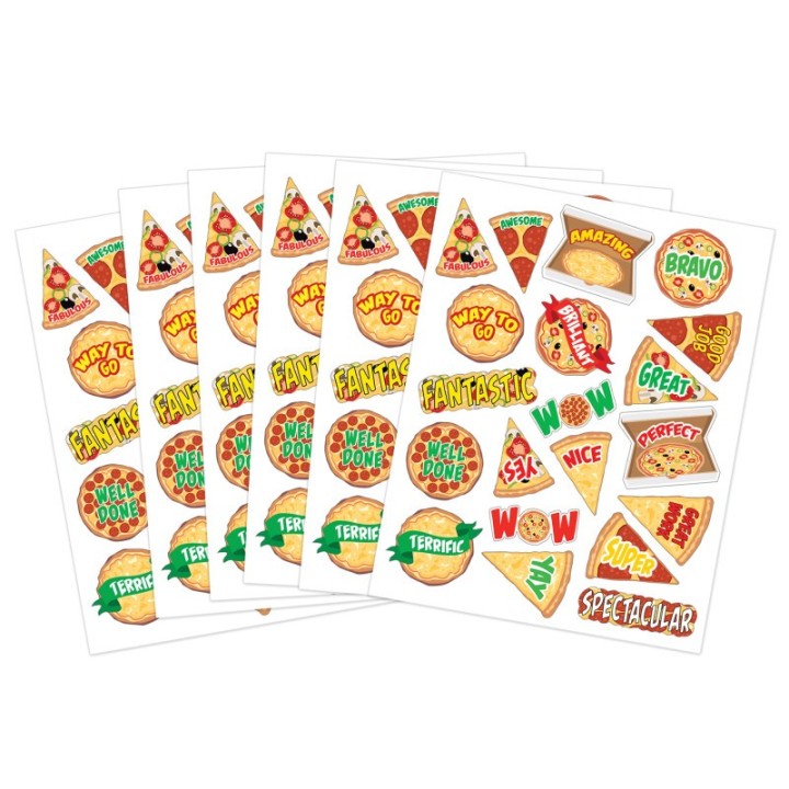 Teacher Created Resources® Pizza Stickers, Pack of 120
