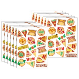 Teacher Created Resources® Pizza Stickers, 120 Per Pack, 12 Packs