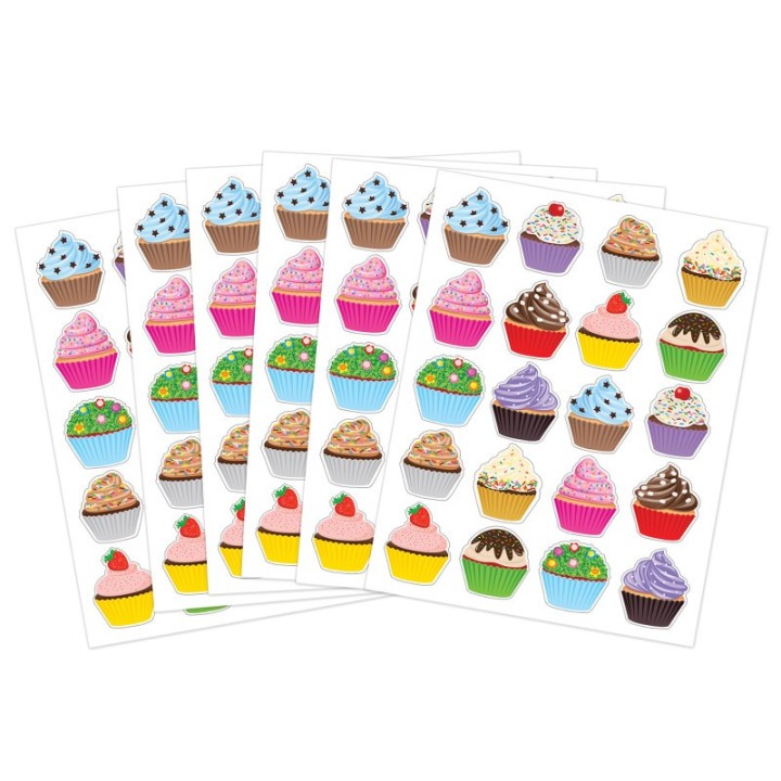 Teacher Created Resources® Cupcakes Stickers, Pack of 120