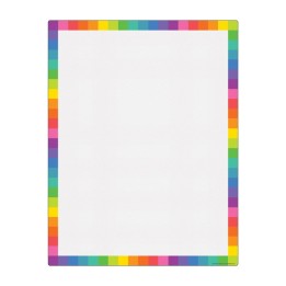 Teacher Created Resources® Colorful Blank Write-On/Wipe-Off Chart, 17" x 22"