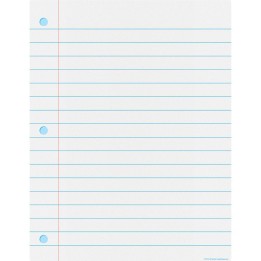 Teacher Created Resources® Notebook Paper Write-On/Wipe-Off Chart