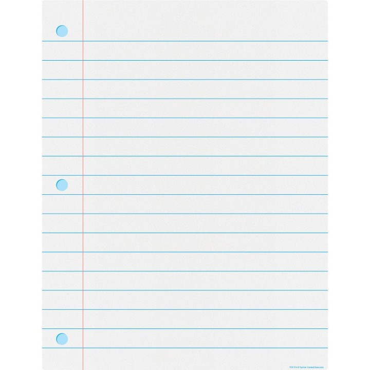 Teacher Created Resources® Notebook Paper Write-On/Wipe-Off Chart