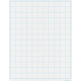 Teacher Created Resources® Graphing Grid 1-1/2 Inch Squares Write-on/Wipe-off Chart