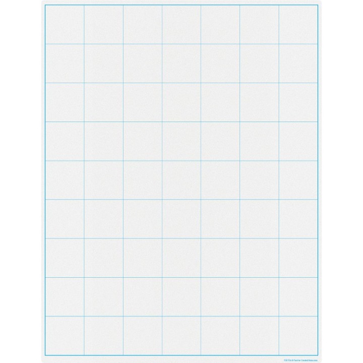 Teacher Created Resources® Graphing Grid Large Squares Write-on/Wipe-off Chart