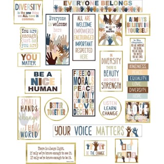 Teacher Created Resources® Everyone is Welcome Diversity Mini Bulletin Board Set