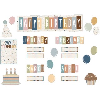 Teacher Created Resources® Everyone is Welcome Happy Birthday Mini Bulletin Board Set