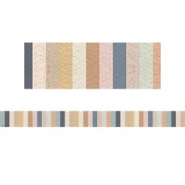 Teacher Created Resources® Everyone is Welcome Stripes Straight Border Trim, 35 Feet